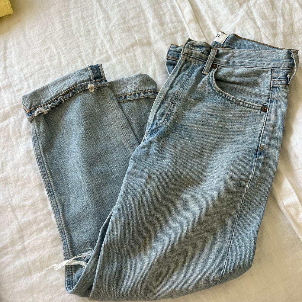 AGOLDE Light Blue Denim Jeans